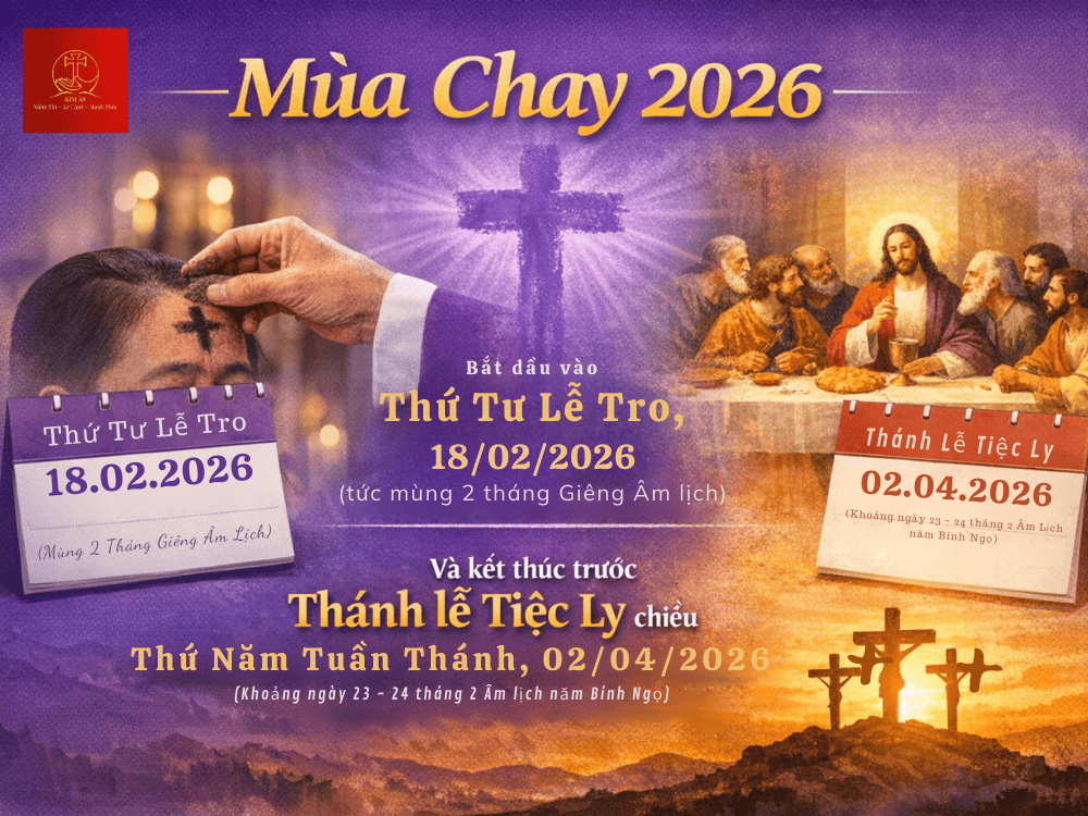 Mùa Chay 2026 bắt đầu và kết thúc khi nào? Lịch Công giáo chi tiết
