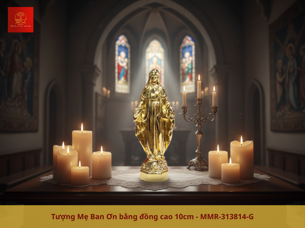 12+ mẫu tượng Đức Mẹ Ban Ơn đẹp, ý nghĩa, phù hợp mọi không gian