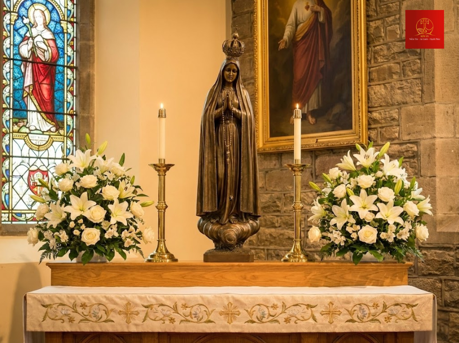 Tượng thờ Đức Mẹ bằng đồng bằng đồng cao cấp