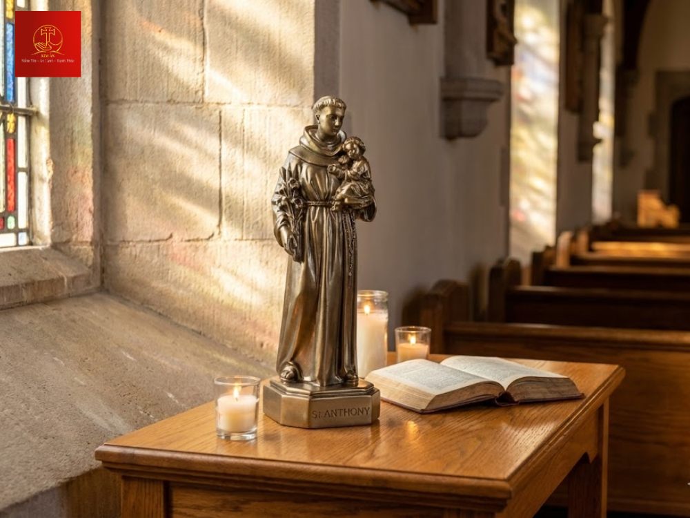 Tượng Thánh Anton TAT-050513-D với giá 1.070.000 VNĐ