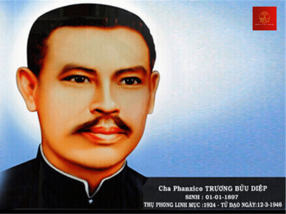 Chân dung Cha Trương Bửu Diệp thời trẻ