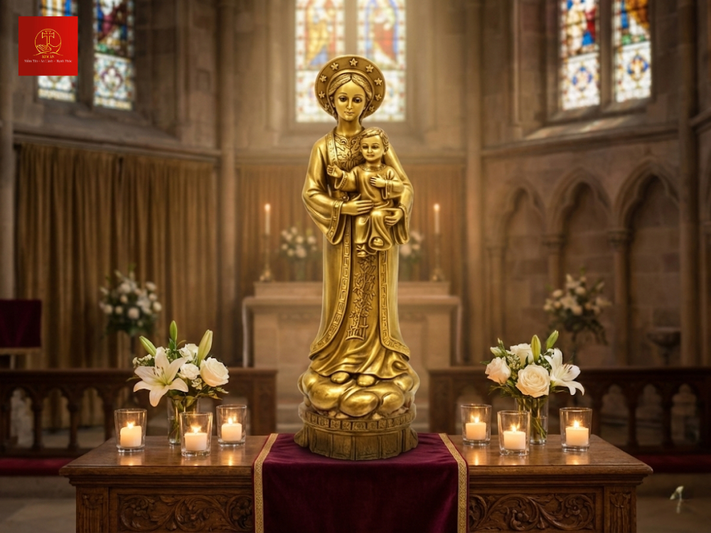 Tượng Đức Mẹ La Vang: Nguồn gốc, ý nghĩa & 12+ Mẫu đẹp, bền, độc quyền