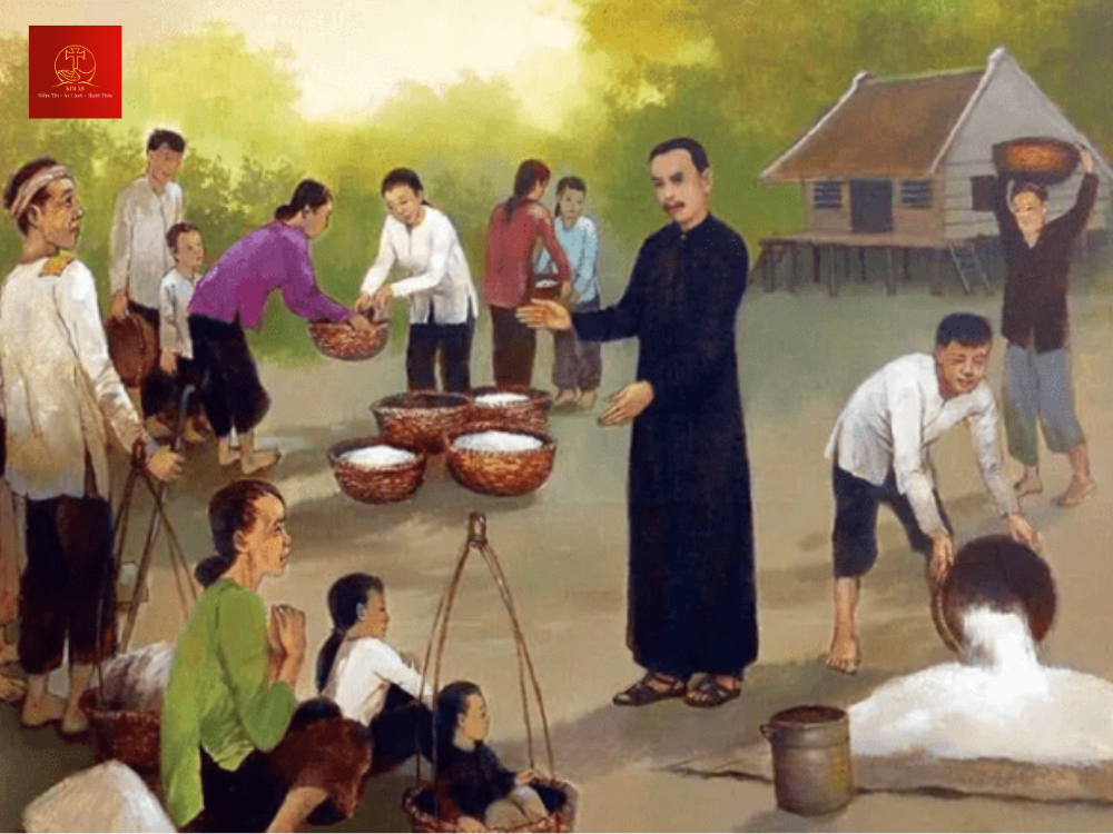 Cha Diệp tận tụy chăm lo đời sống vật chất cho người nghèo