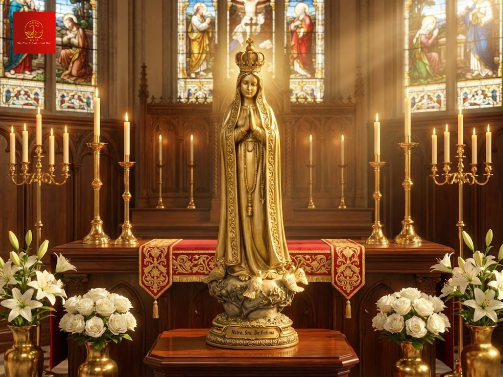 13+ mẫu tượng Đức Mẹ Fatima đẹp, ý nghĩa, phù hợp mọi không gian