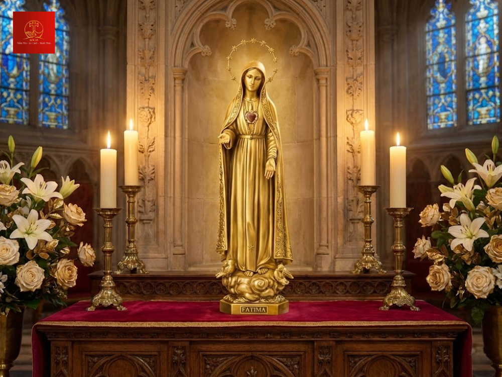 13+ mẫu tượng Đức Mẹ Fatima đẹp, ý nghĩa, phù hợp mọi không gian