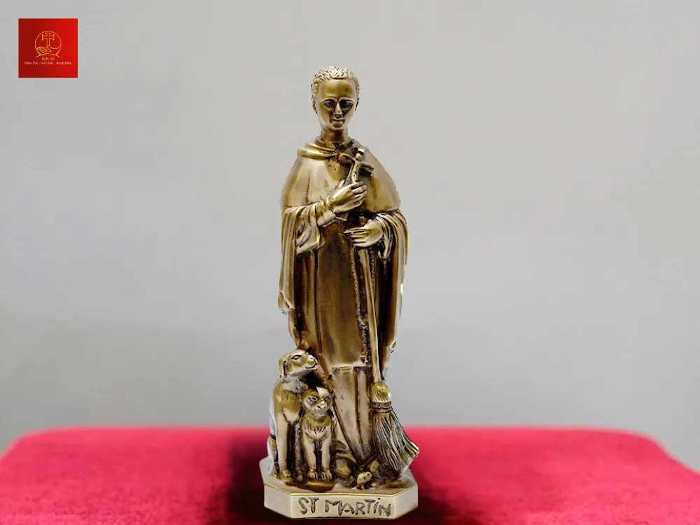 Các mẫu tượng Thánh Martino quỳ nhỏ gọn