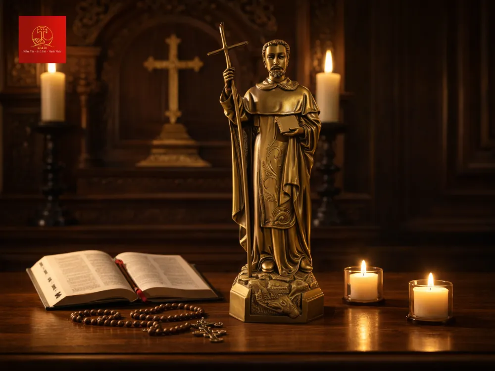 12+ mẫu tượng Thánh Đa Minh đẹp, tinh xảo, trang trọng cho không gian