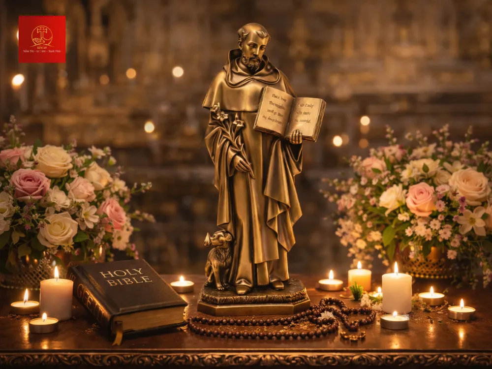 12+ mẫu tượng Thánh Đa Minh đẹp, tinh xảo, trang trọng cho không gian