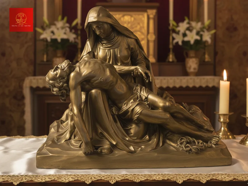 Nét đẹp thanh thoát của Mẹ Sầu Bi xoa dịu nỗi đau.