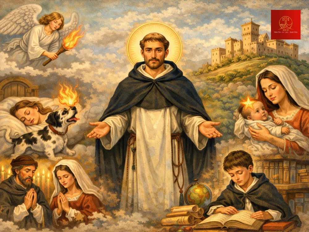 12+ mẫu tượng Thánh Đa Minh đẹp, tinh xảo, trang trọng cho không gian