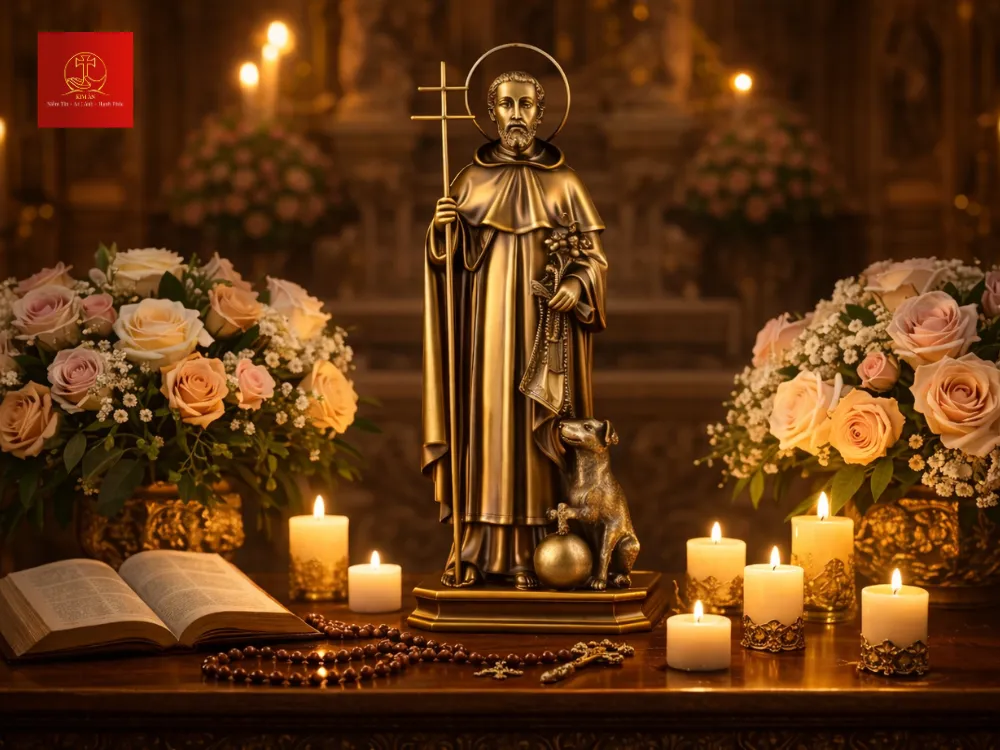 12+ mẫu tượng Thánh Đa Minh đẹp, tinh xảo, trang trọng cho không gian