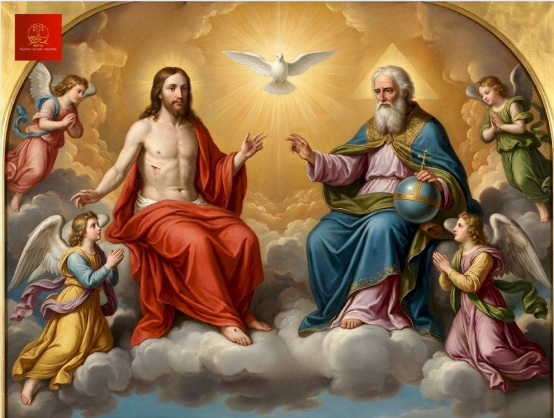 Thiên Chúa Ba Ngôi là biểu tượng thiêng liêng của sự hợp nhất giữa Cha, Con và Thánh Thần