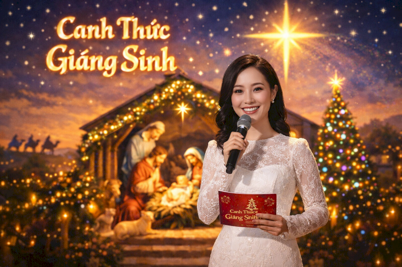 Tổng hợp các mẫu bài dẫn chương trình Canh thức Giáng sinh 2025