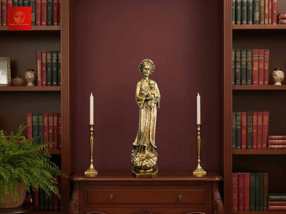 Tượng Mẹ La Vang cao 30cm