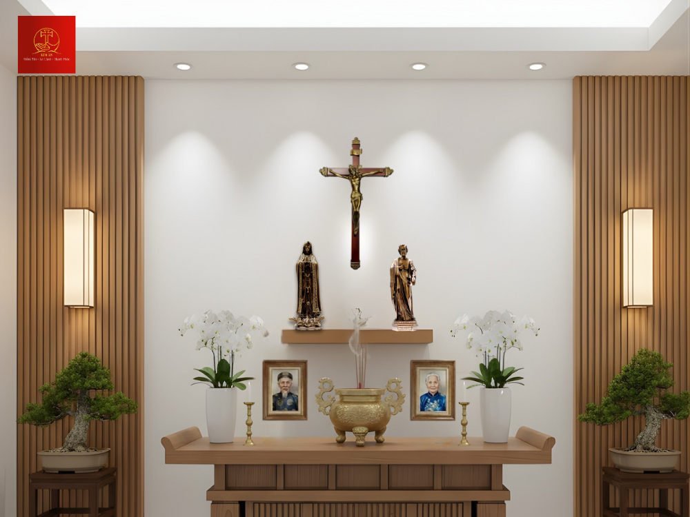 Tượng Đức Mẹ Fatima cao 40cm