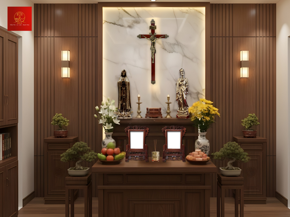 Tượng Đức Mẹ Fatima cao 40cm