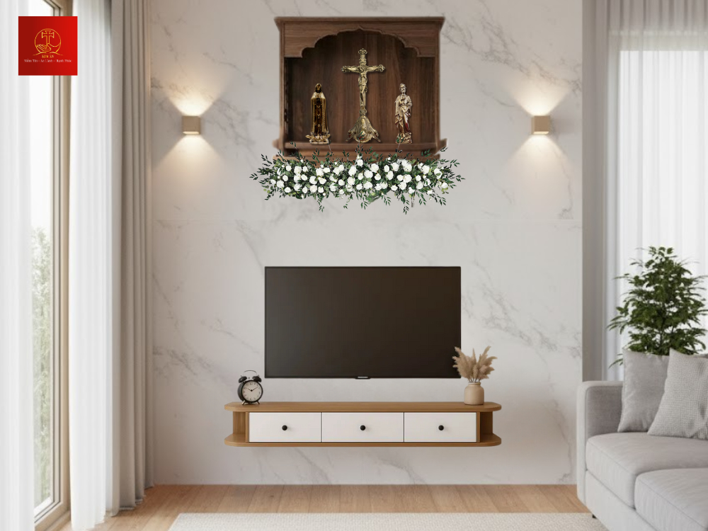 Tượng Đức Mẹ Fatima 20cm