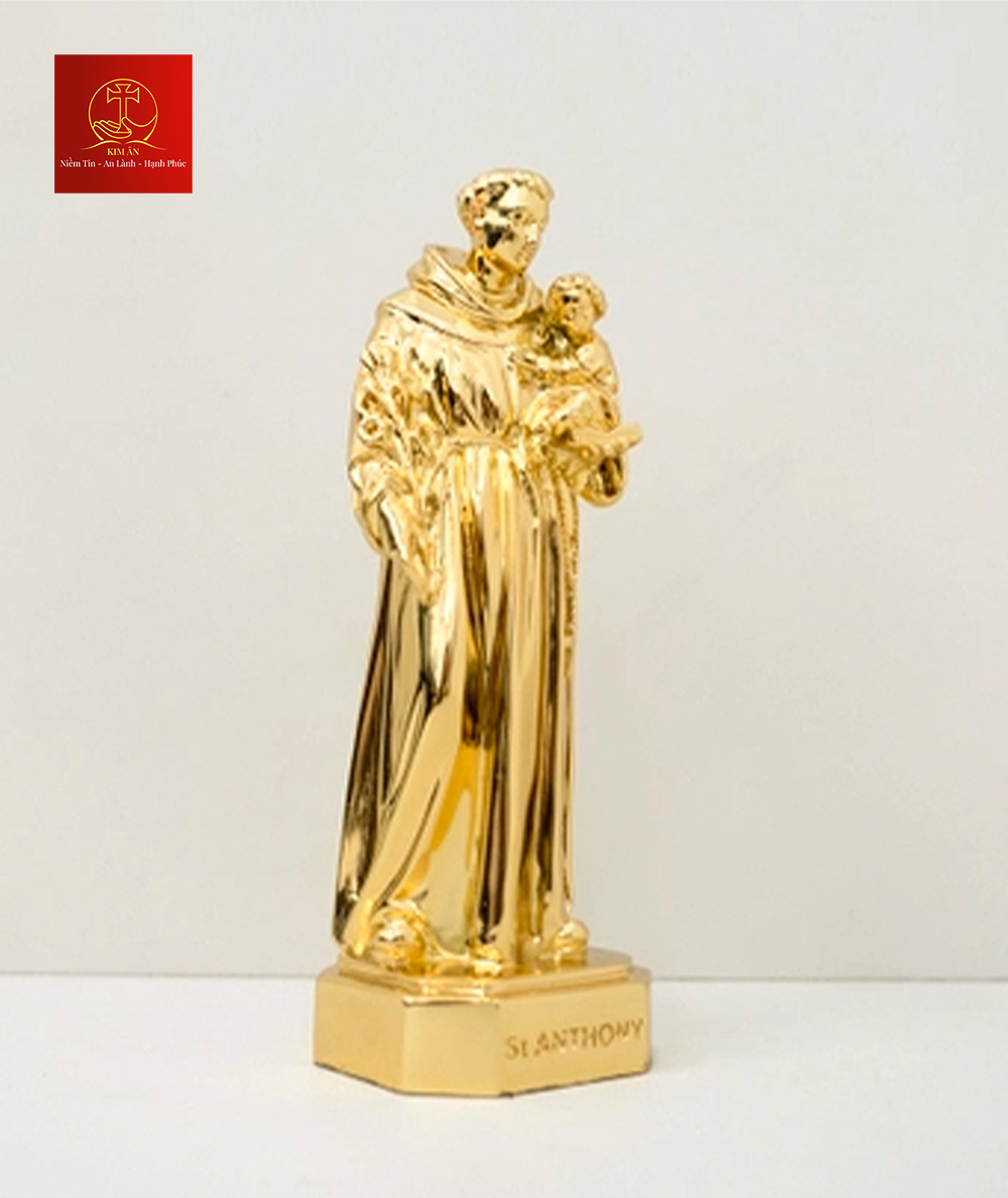 TƯỢNG THÁNH ANTON - Màu Gold