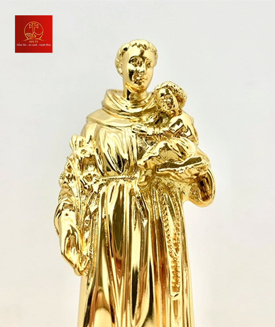 TƯỢNG THÁNH ANTON - Màu Gold