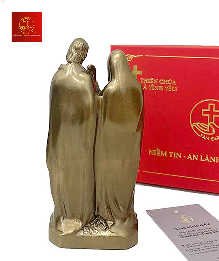 Tượng Thánh Gia 12cm - Màu Cổ Điển