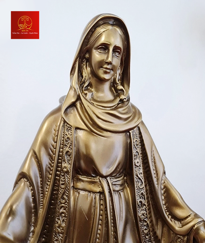 Tượng Đức Mẹ Maria Ban Ơn - Cao 40cm