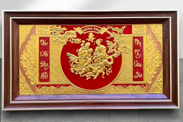 Chia sẻ kinh nghiệm mua tranh đồng mừng thọ đẹp và ý nghĩa nhất