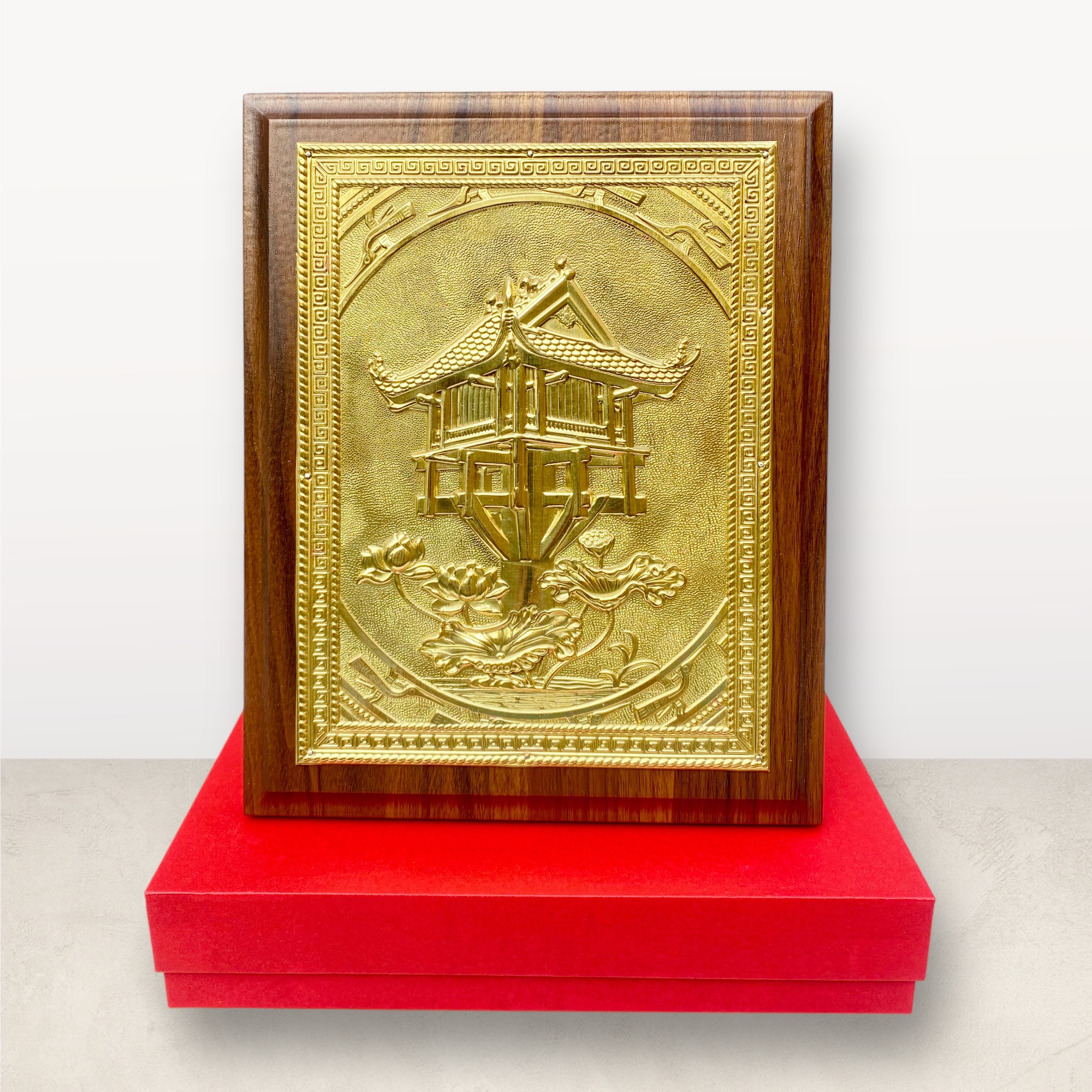 TRANH ĐỒNG CHÙA MỘT CỘT (20cm * 25cm)