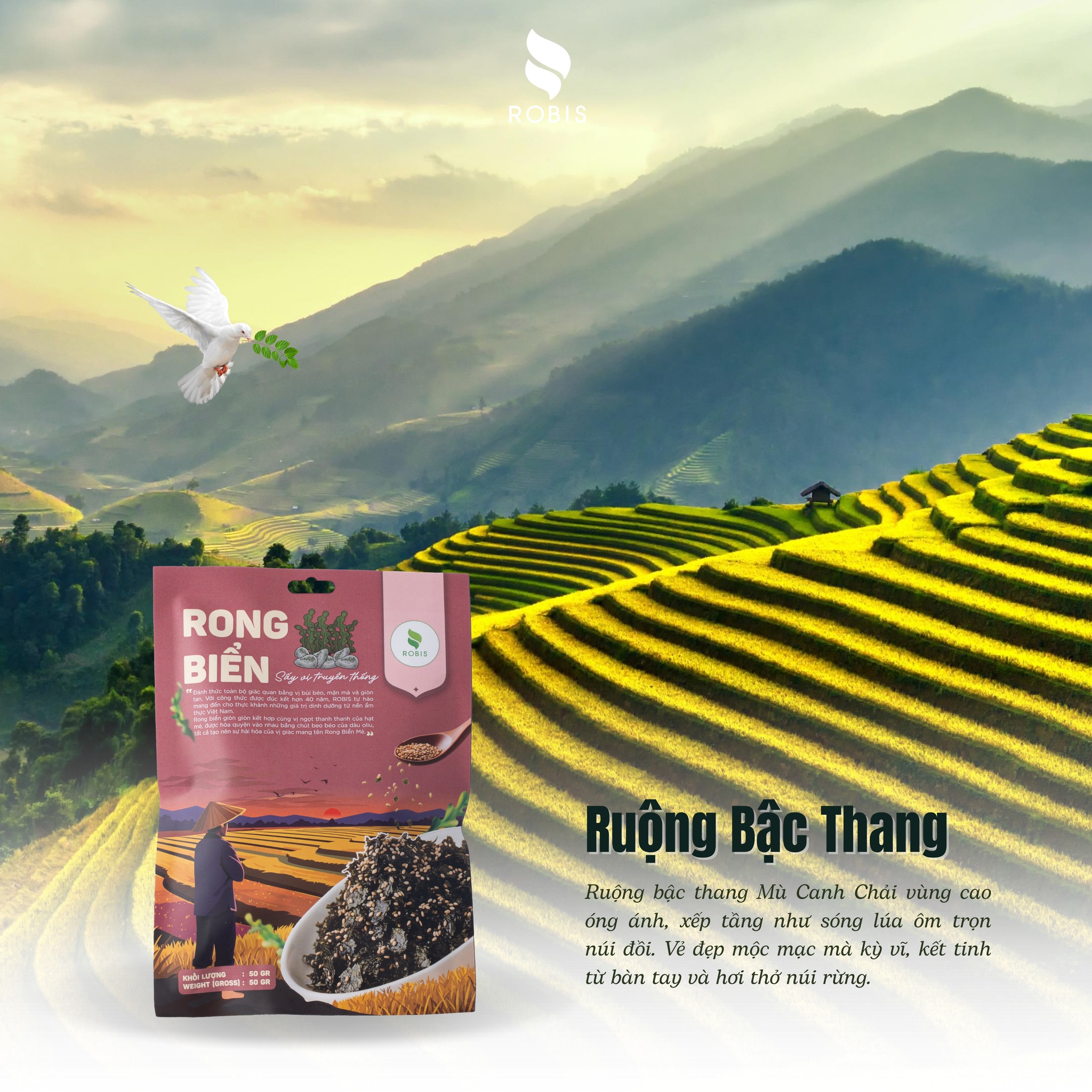 Rong Biển sấy vị truyền thống - Ruộng Bậc Thang Mù Canh Chải