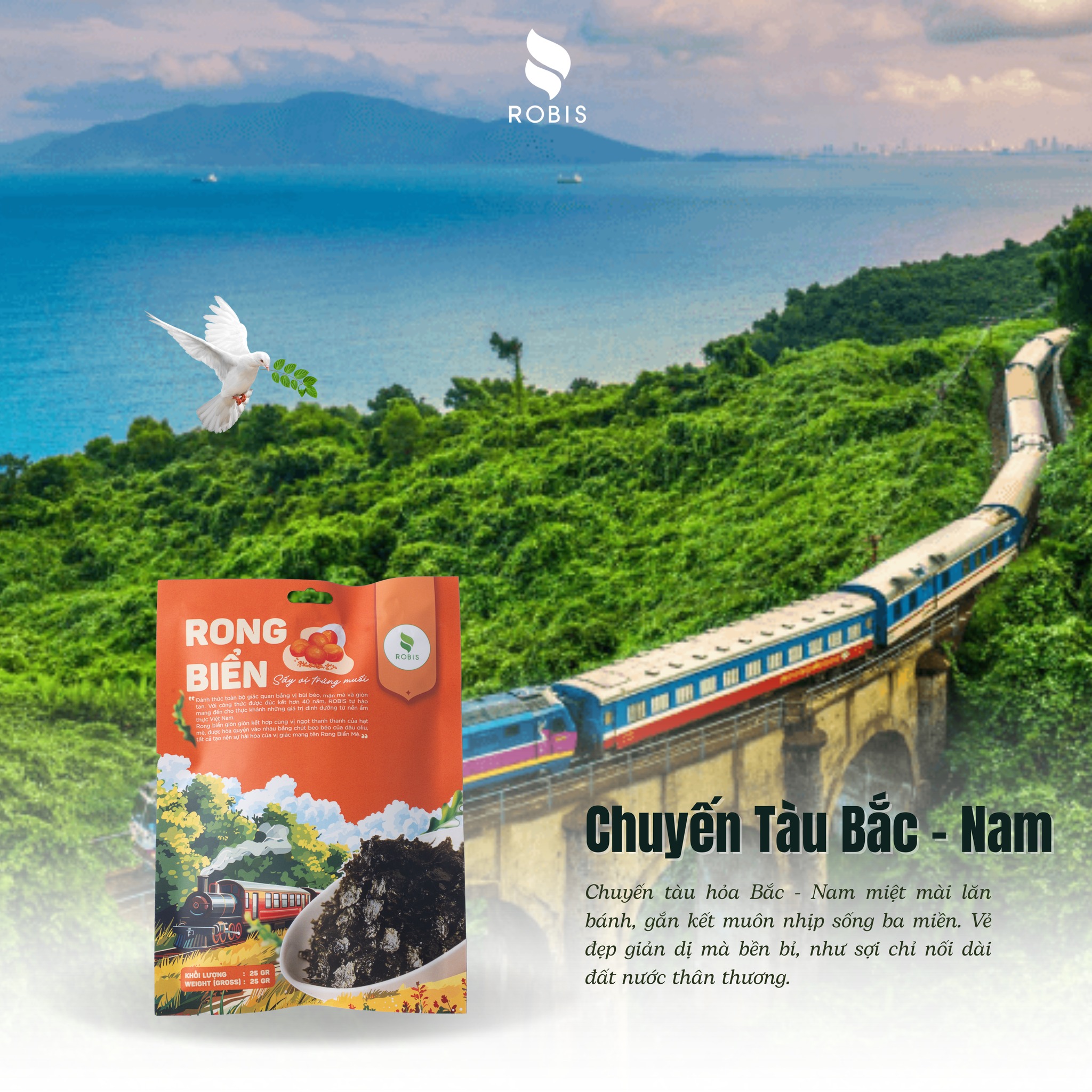 Rong Biển Sấy Vị Trứng Muối: Chuyến Tàu Bắc - Nam