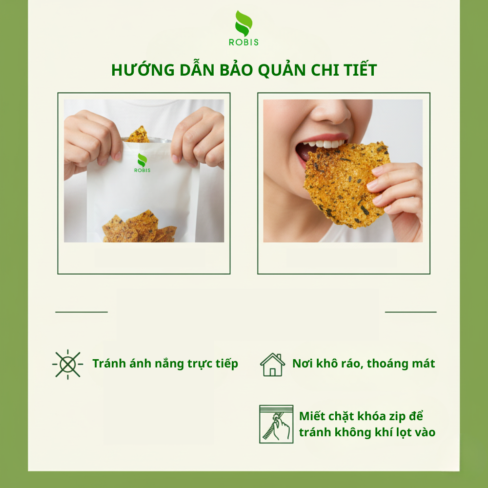 Bí Kíp Bảo Quản Snack Robis: Giữ Trọn Vị Ngon Đến 6 Tháng