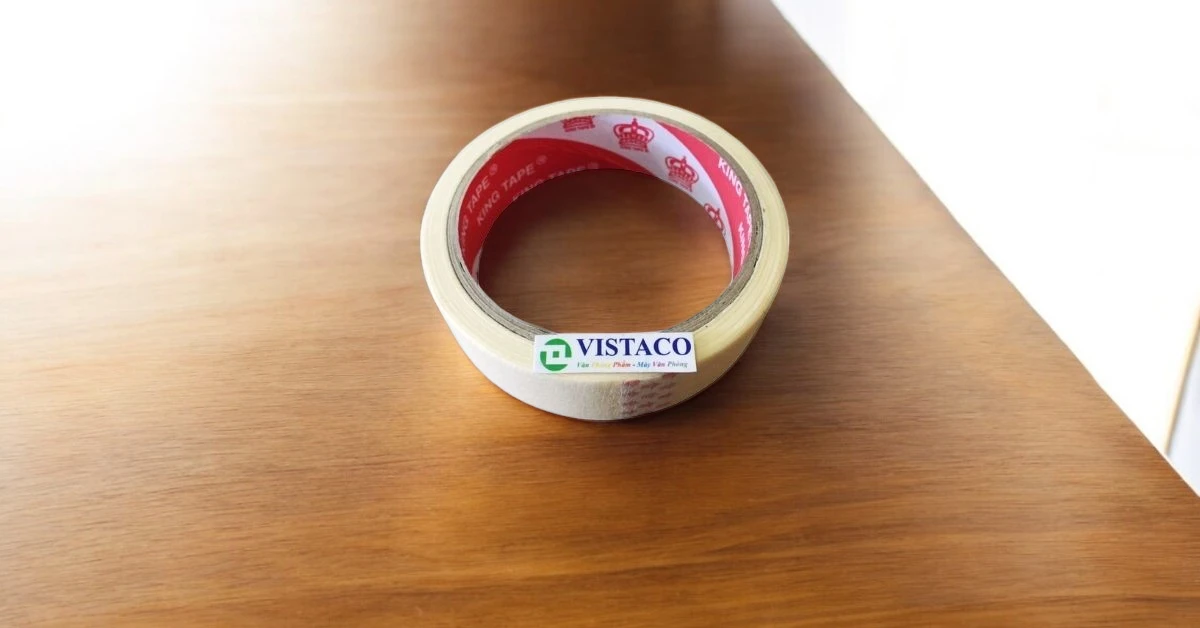 Băng keo giấy 2.4cm 18Yard