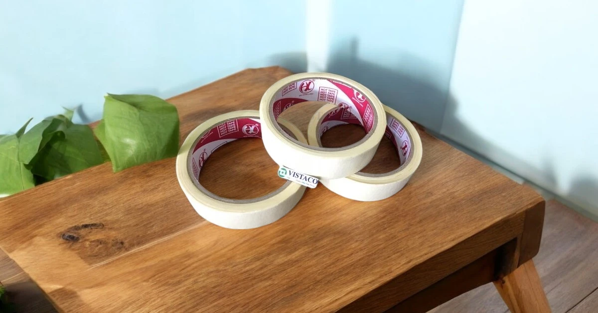 Băng keo giấy 2.4cm 18Yard