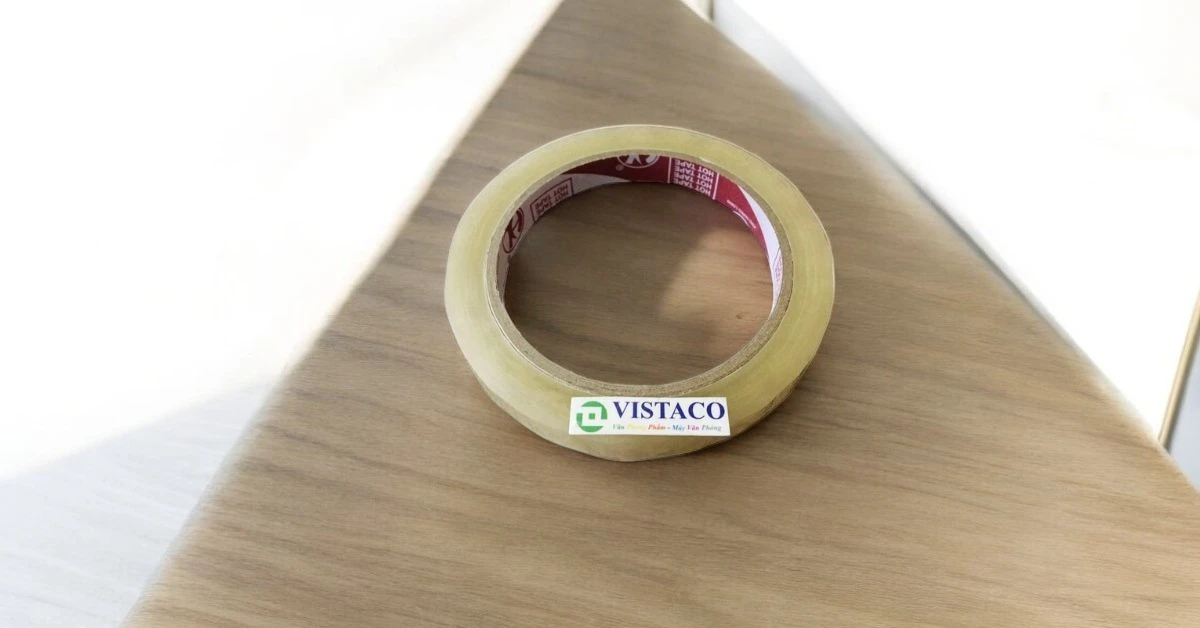 Băng keo trong 1,2cm 43mic 100Yard