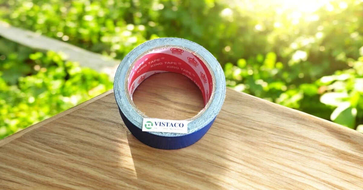 Băng keo vải 4,8cm 10mét xanh dương
