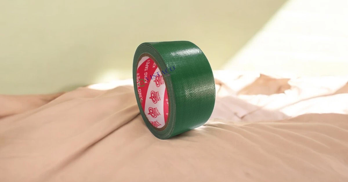 Băng keo vải 4,8cm 10 mét xanh lá
