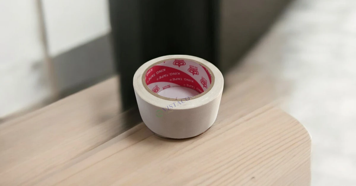 Băng keo vải 4,8cm 10mét trắng