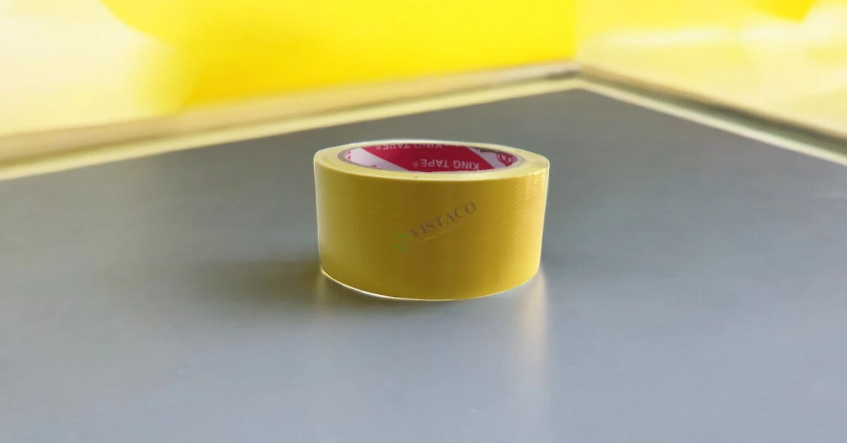 Băng keo vải 4,8cm 10mét vàng