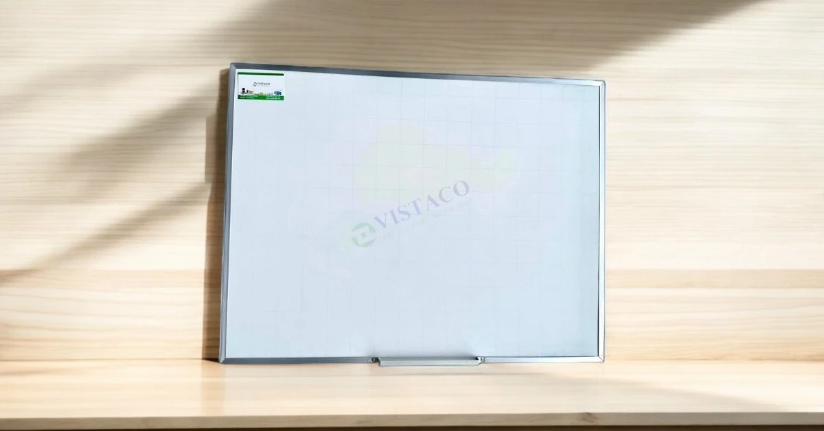 Bảng trắng Mica 60cm x 80cm cố định