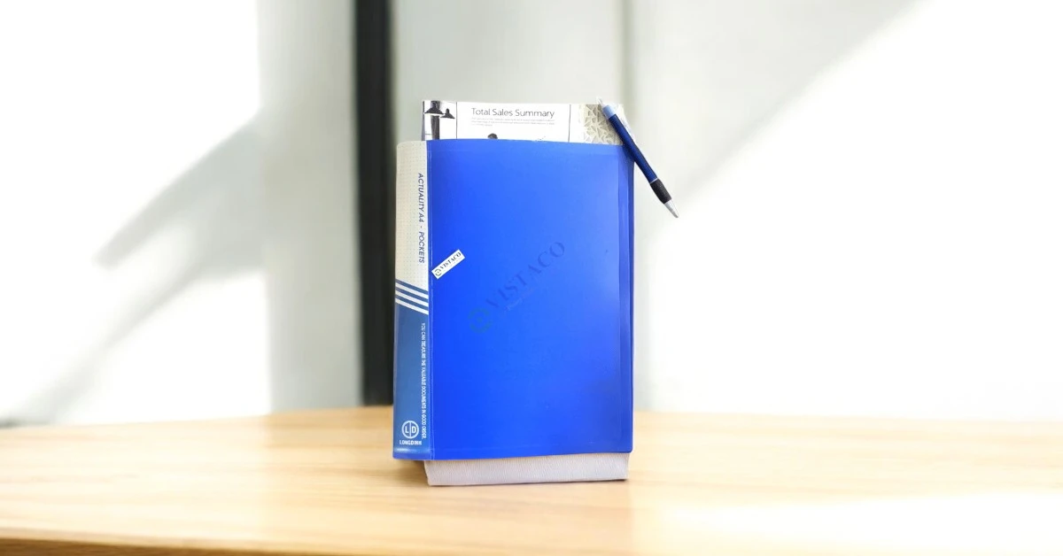 Bìa 1 kẹp dọc A4  Long Đỉnh