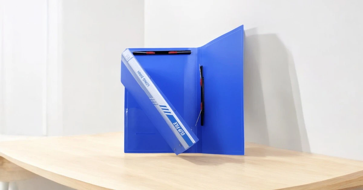 Bìa 2 lò xo A4 ngang-dọc Long Đỉnh