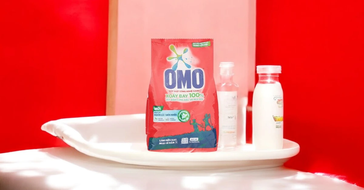 Bột giặt OMO đỏ 770g/18 gói