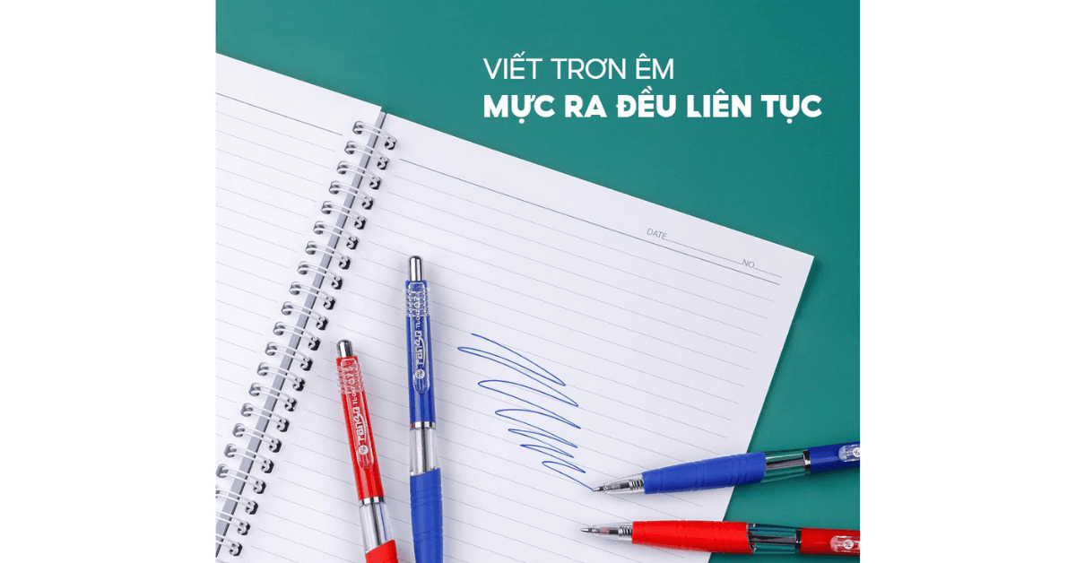 Bút bi TL047 Tango đỏ Thiên Long