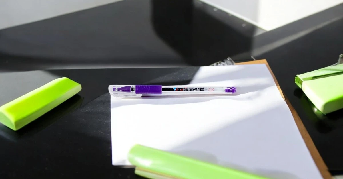 Bút Gel 08 Sunbeam tím Thiên Long hộp 20