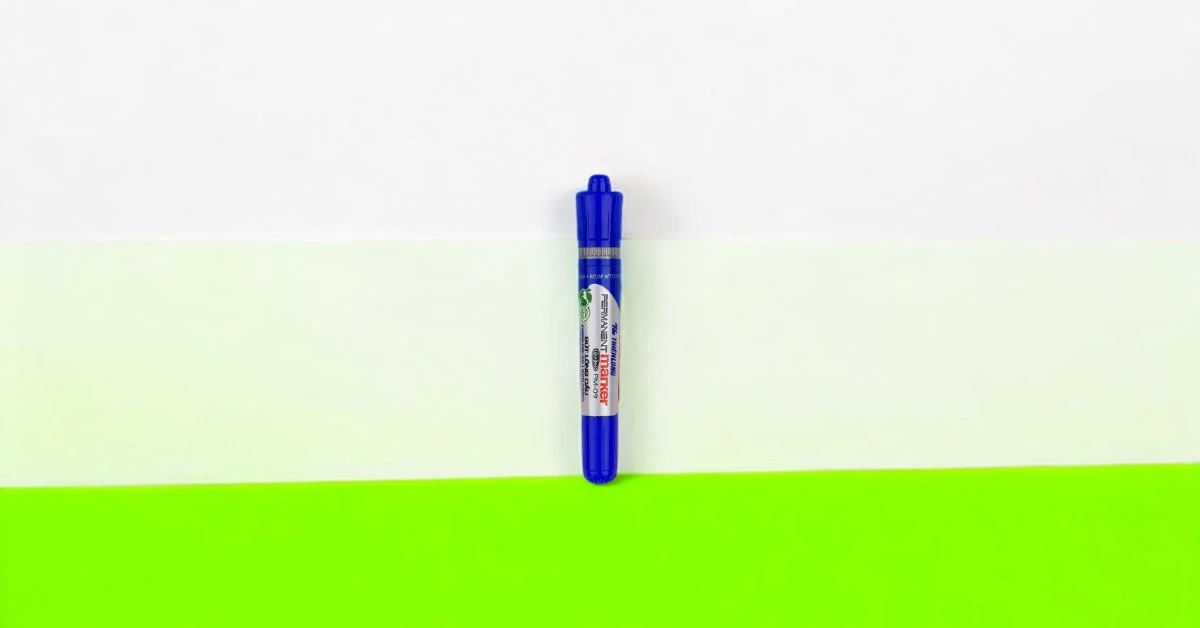 Bút lông dầu PM-09 xanh Thiên Long