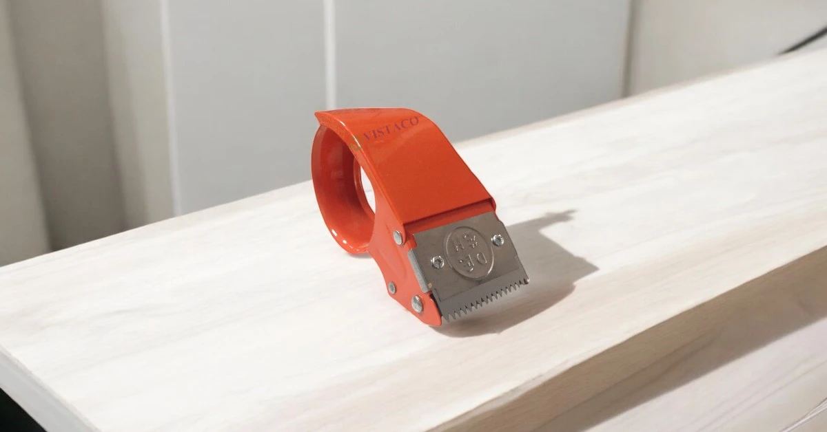 Cắt băng keo cầm tay 5cm Dân Hoa TD-D01 cam (sắt)
