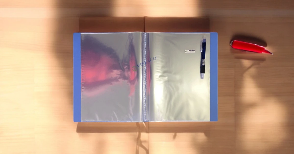 Bìa 20 lá A4 FO-DB01 xanh Thiên Long