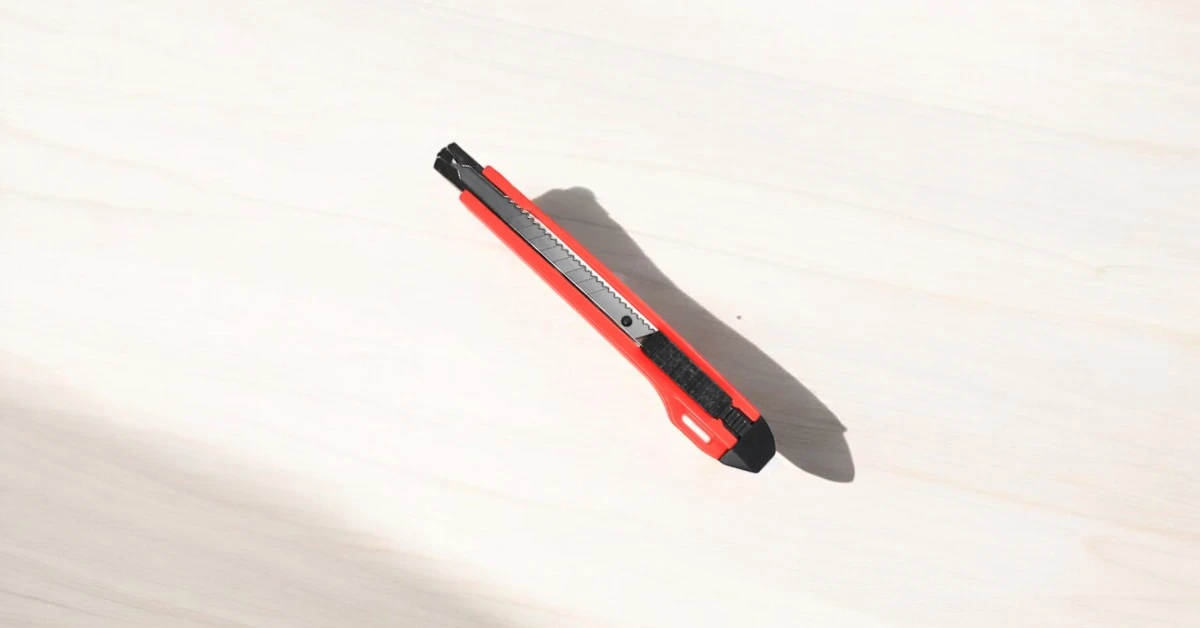 Dao rọc giấy 2 lưỡi Stacom E101 0.4*9mm