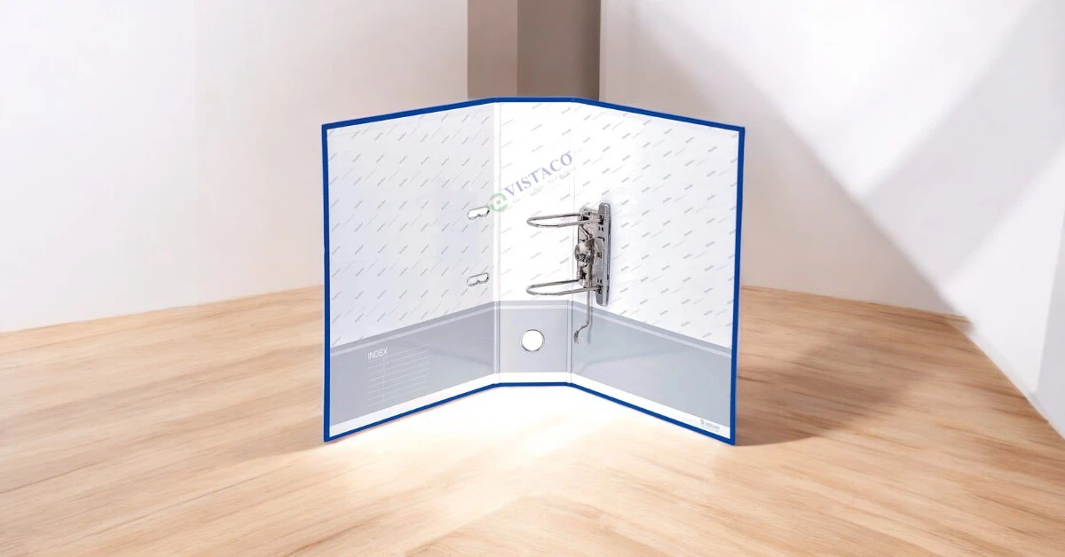 Bìa còng 90mm A4 FO-BC017 1 mặt si Thiên Long
