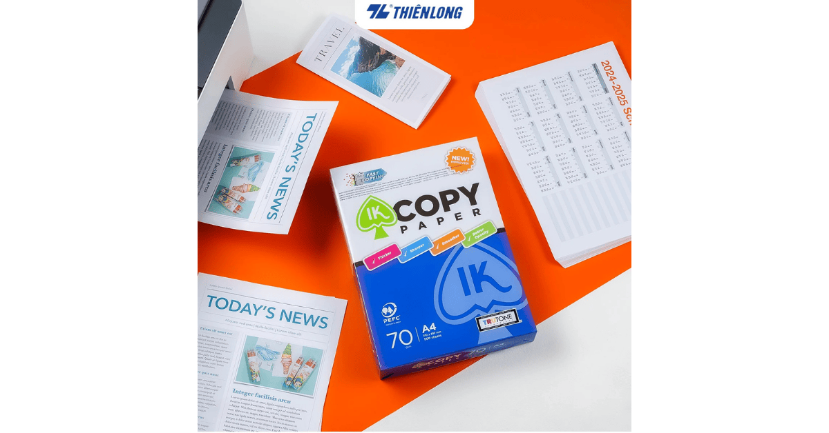 Giấy A4 70gsm IK Copy Thiên Long