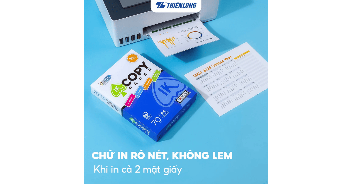 Giấy A4 70gsm IK Copy Thiên Long